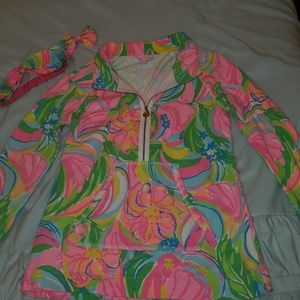 EUC Lilly Pulitzer So A Peeling Popover Set